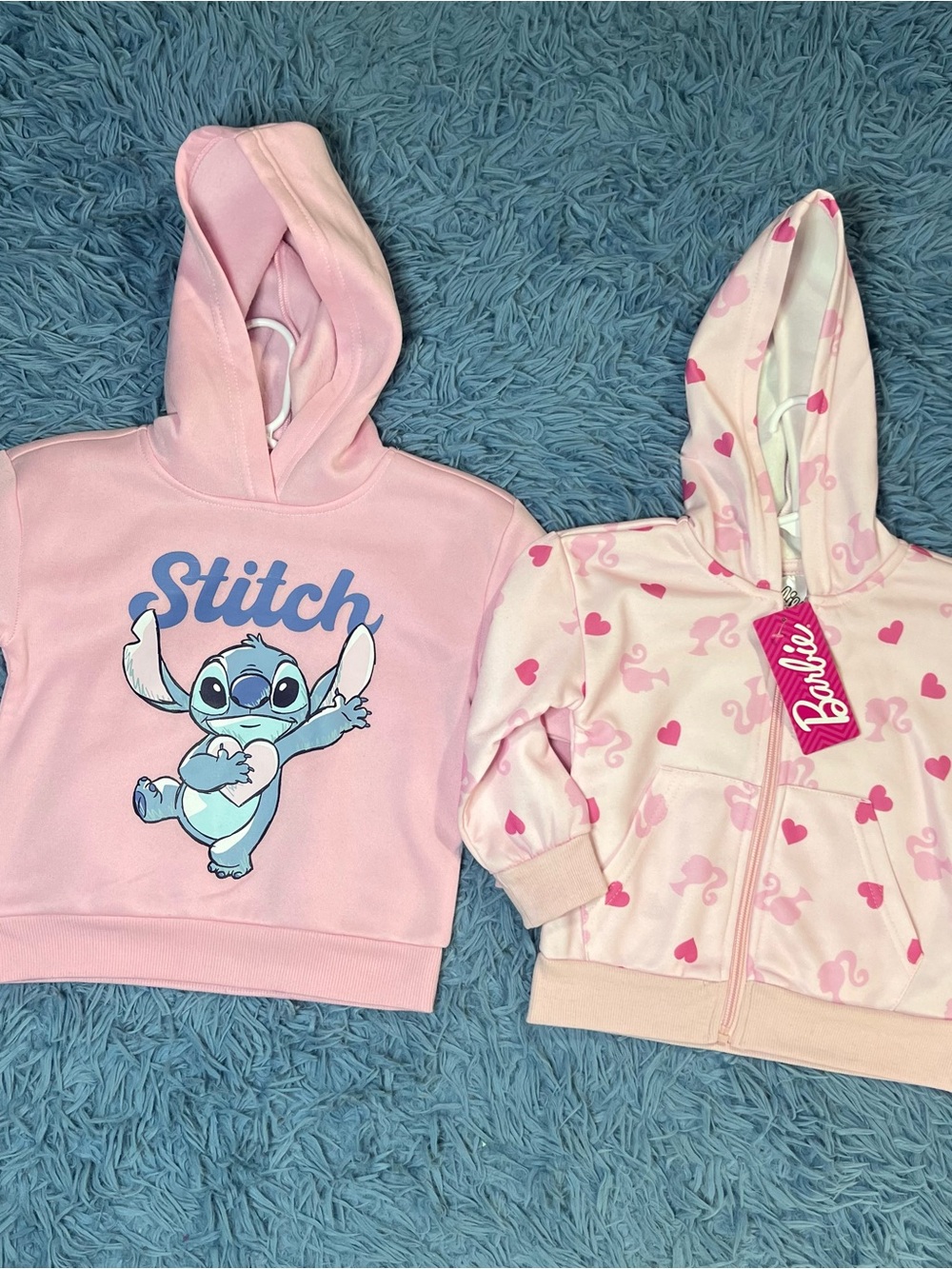 Barbie Hearts Lilo Stitch Sweater Bundle Size 3T/4T Girls Cartoon